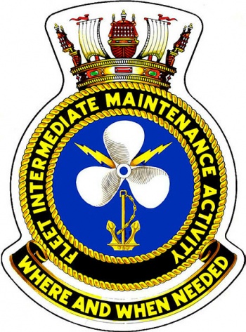 Coat of arms (crest) of the Fleet Intermediate Maintenance Activity, Royal Australian Navy