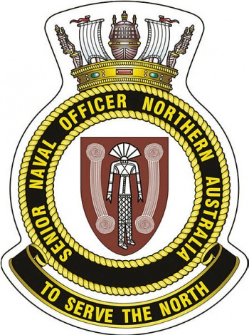 Coat of arms (crest) of the Senior Naval Officer Northern Australia, Royal Australian Navy