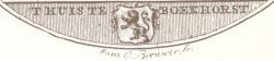 Wapen van Vrije en Lage Boekhorst/Arms (crest) of Vrije en Lage Boekhorst