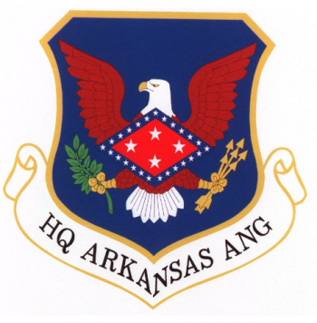 Coat of arms (crest) of the Arkansas Air National Guard, US