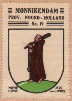 Wapen van Monnickendam/Arms (crest) of MonnickendamHet wapen in de Koffie Hag albums +/- 1930