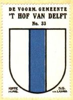 Wapen van Hof van Delft/Arms (crest) of Hof van Delft