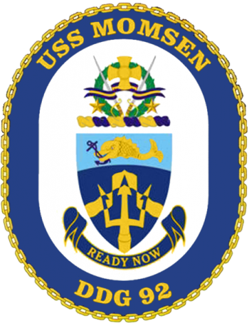 Coat of arms (crest) of the Destroyer USS Momsen (DDG-92)
