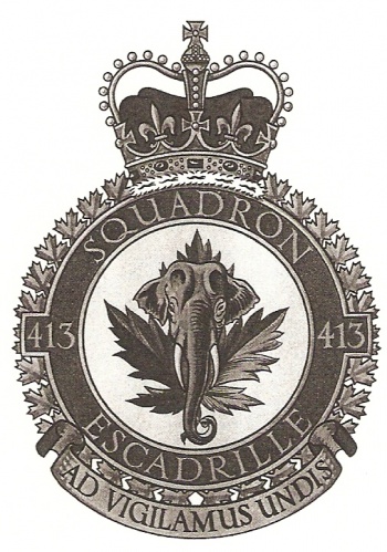 Coat of arms (crest) of No 413 Squadron, Royal Canadian Air Force