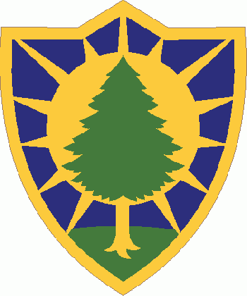Coat of arms (crest) of Maine Army National Guard, US