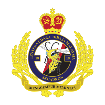 Coat of arms (crest) of the No 18 Squadron, Royal Malaysian Air Force