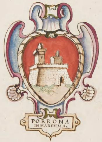 Stemma di Porrona/Arms (crest) of Porrona