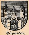 Wappen von Holzminden/ Arms of Holzminden