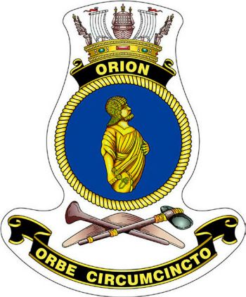 Coat of arms (crest) of the HMAS Orion, Royal Australian Navy