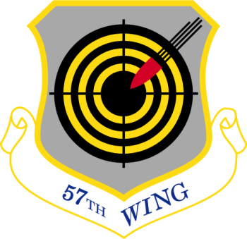 Coat of arms (crest) of the 57th Wing, US Air Force