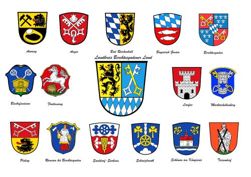 Arms in the Berchtesgadener Land District
