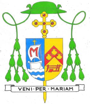 Arms (crest) of Earl Kenneth Mario Fernandes