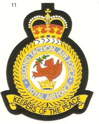 Coat of arms (crest) of the Second Tactical Air Force, Royal Air Force