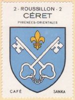 Blason de Céret/Arms of CéretThe arms in the Café Sanka album +/- 1932