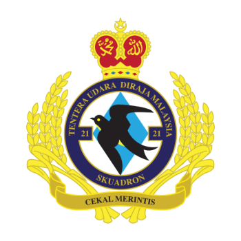 Coat of arms (crest) of the No 21 Squadron, Royal Malaysian Air Force