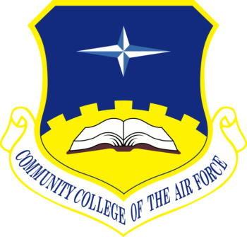 Coat of arms (crest) of the Community College of the Air Force, US Air Force