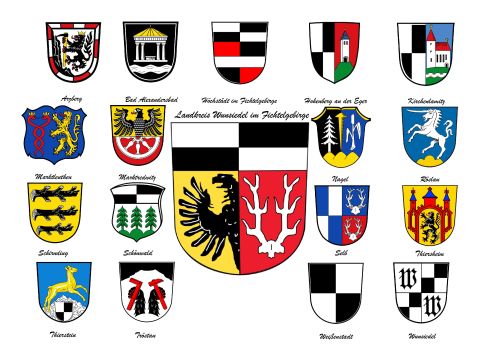 Arms in the Wunsiedel District