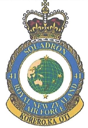 Coat of arms (crest) of the No 41 Squadron, RNZAF
