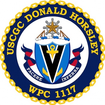 Coat of arms (crest) of the USCGC Donald Horsley (WPC-1117)