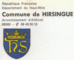 Blason de Hirsingue/Coat of arms (crest) of {{PAGENAME
