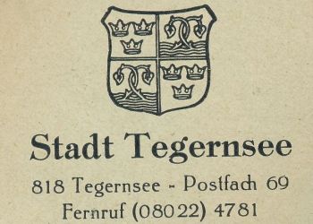Wappen von Tegernsee/Coat of arms (crest) of Tegernsee