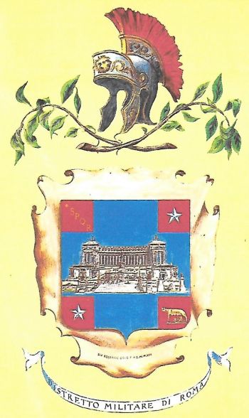 Coat of arms (crest) of the Military District of Rome, Italian Army