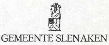 Wapen van Slenaken/Coat of arms (crest) of Slenaken