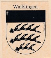 Wappen von Waiblingen/Arms (crest) of Waiblingen