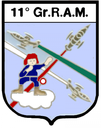 Coat of arms (crest) of the 11th Radar Group, Italian Air Force