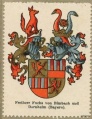 Wappen Freiherr Fuchs von Bimbach und Dornheim nr. 735 Freiherr Fuchs von Bimbach und Dornheim