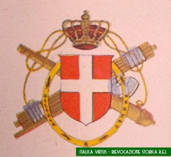 Coat of arms (crest) of the Complementary Officers School of Army Corps Artillery, Royal Italian Army