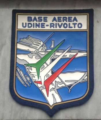 Coat of arms (crest) of the Udine-Rivolto Air Base, Italian Air Force
