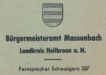 Wappen von Massenbach