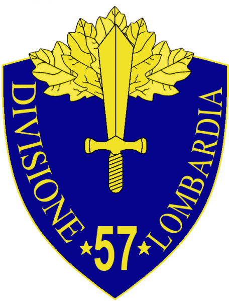 File:57th Infantry Division Lombardia, Italian Army.png