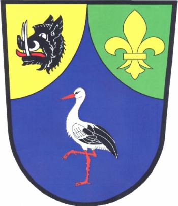 Arms (crest) of Hajany (Strakonice)
