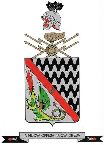 Arms of 1st Atomic, Biological and Chemical Battalion Etruria, Italian Army
