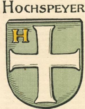 Wappen von Hochspeyer/Coat of arms (crest) of Hochspeyer