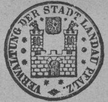 Wappen von Landau in der Pfalz/Arms (crest) of Landau