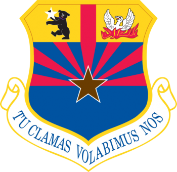 Coat of arms (crest) of the 161st Air Refueling Wing, Arizona Air National Guard