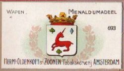 Wapen van Menaldumadeel/Arms (crest) of Menaldumadeel