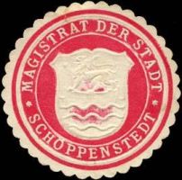 Wappen von Schöppenstedt/Arms (crest) of Schöppenstedt
