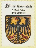 Wappen von Zell am Harmersbach/Arms (crest) of Zell am Harmersbach