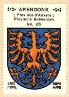 Wapen van Arendonk/Arms (crest) of Arendonk