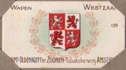 Wapen van Westzaan/Arms (crest) of Westzaan