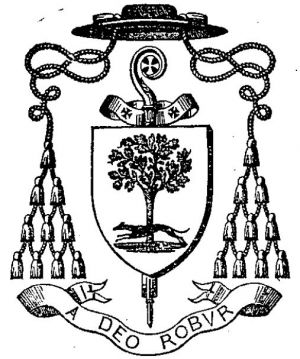 Arms (crest) of Léopold-René Leséleuc de Kerouara