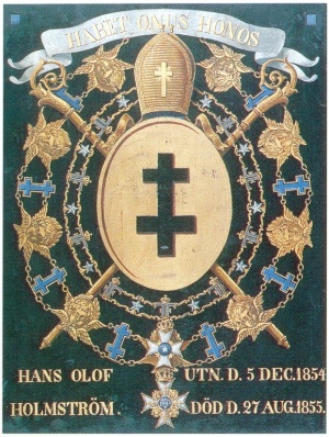 Arms (crest) of Hans Olov Holmström