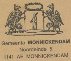 Wapen van Monnickendam/Arms (crest) of MonnickendamBriefhoofd +/- 1995