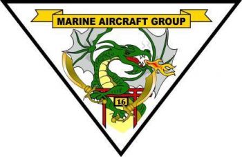 Coat of arms (crest) of the Marine Aircraft Group 16, USMC