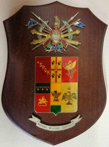 Coat of arms (crest) of the Central Military Region, Italian Army