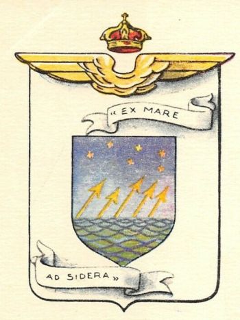 Coat of arms (crest) of the Maritime Bombardment School, Regia Aeronautica